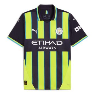 Camiseta visitante del Manchester City 24/25 «Azul Amarillo»