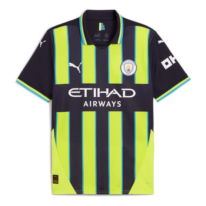 Camiseta visitante del Manchester City 24/25 «Azul Amarillo»