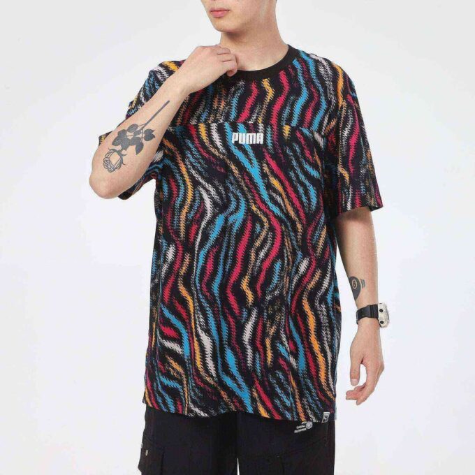 Camiseta Wild Pack AOP «Negra»