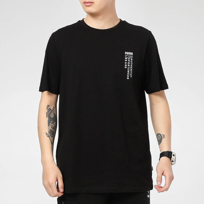 Camisetas gráficas casuales «negras»
