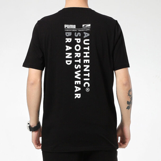 Camisetas gráficas casuales «negras»