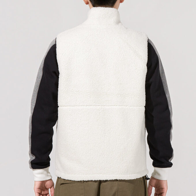 Chaleco exterior de poliéster «blanco»