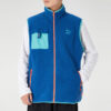 Chaleco polar XTG Trail con bolsillo y cremallera completa «Azul Naranja»