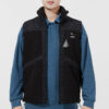 Chaleco Sherpa de tejido Paisley «Negro»
