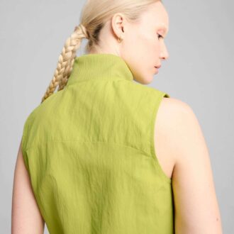 Chaleco tejido con cremallera completa para mujer DARE TO