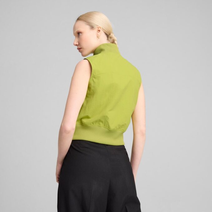 Chaleco tejido con cremallera completa para mujer DARE TO