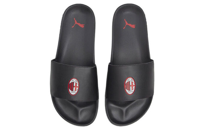 Chanclas AC Milan x Leadcat 2.0 «Black Tango Red»