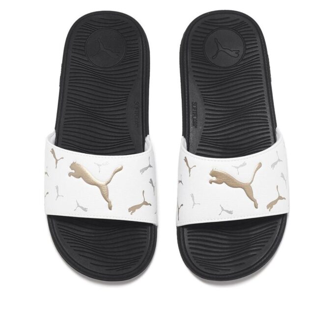 Chanclas Cool Cat 2.0 «Toss White Team Gold» (Mujeres)