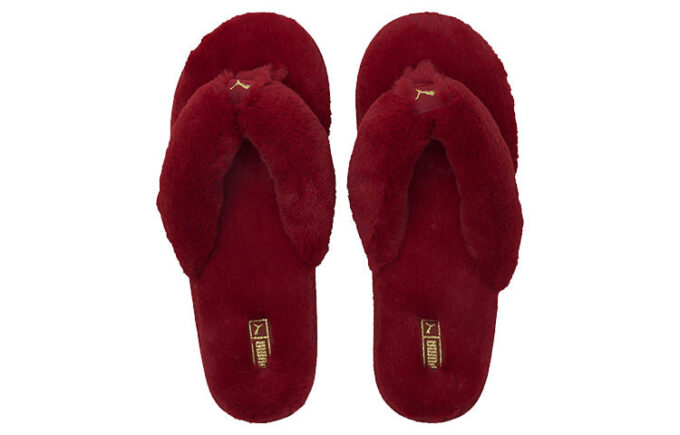 Chanclas Fluff «Equipo Rojo Persa Dorado» (WMNS)
