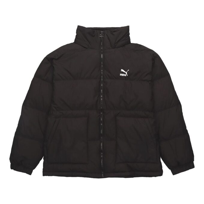 Chaqueta acolchada clásica de plumón «Negro y blanco»