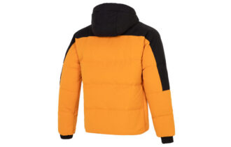 Chaqueta acolchada con bloques de color «Naranja»