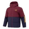 Chaqueta acolchada con bloques de color «Roja»