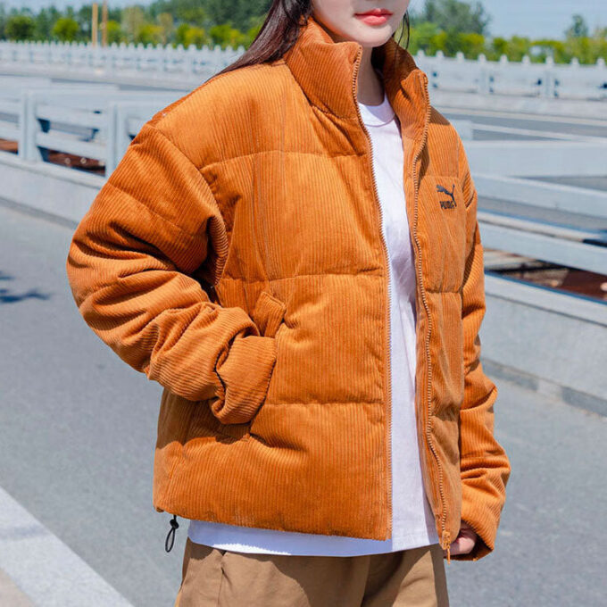 Chaqueta acolchada de invierno Classics Oversize Short Polyball «Marrón»