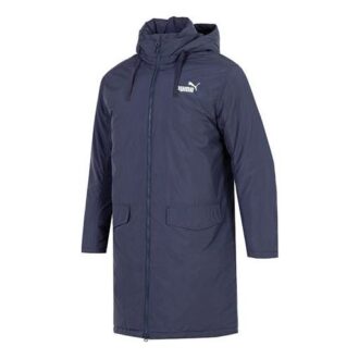 Chaqueta acolchada de plumas «azul marino»