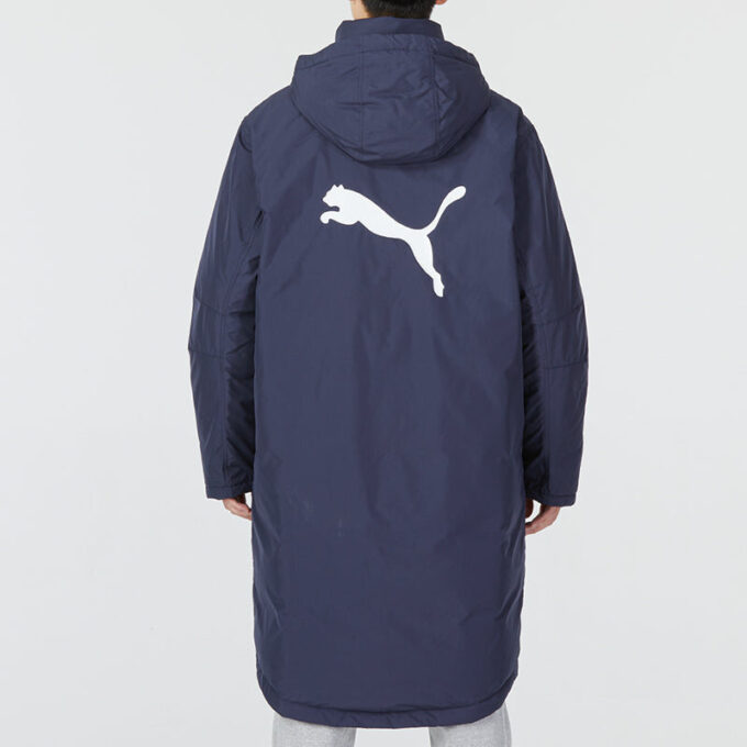 Chaqueta acolchada de plumas «azul marino»