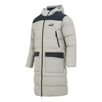 Chaqueta acolchada de plumas «gris»