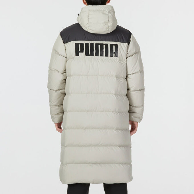 Chaqueta acolchada de plumas «gris»