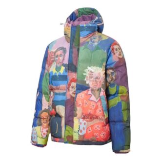 Chaqueta acolchada estampada PUMA x Kidsuper Studio «Azul, rojo, verde y morado»