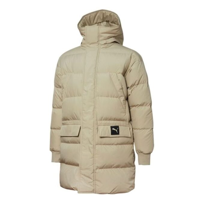 Chaqueta acolchada protectora de plumón «Beige»
