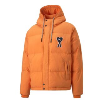 Chaqueta acolchada PUMA x AMI «Naranja»