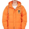 Chaqueta acolchada PUMA x AMI «Naranja»