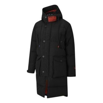 Chaqueta acolchada PUMA x Attempt «Negro Rojo»