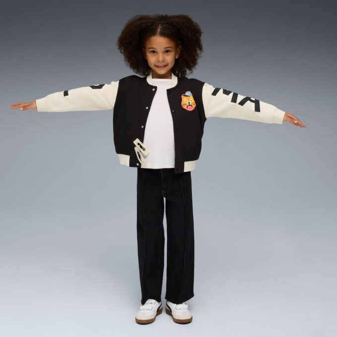 Chaqueta bomber para niños pequeños Moody Cat