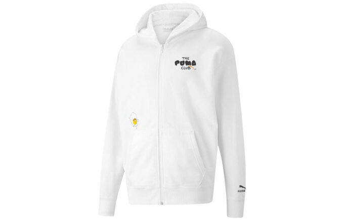 Chaqueta Club Graphic con cremallera completa «Blanca»