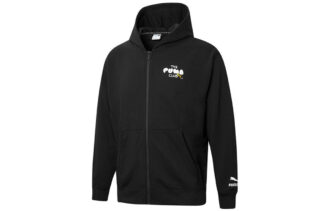 Chaqueta Club Graphic con cremallera completa «Negra»