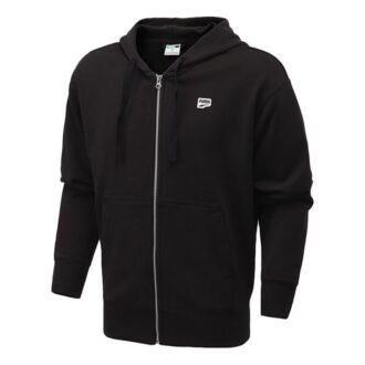 Chaqueta con capucha Downtown «Negro y blanco»