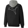 Chaqueta con capucha en bloque «Negro, blanco y gris»