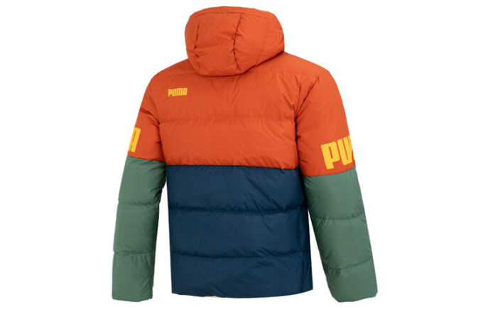 Chaqueta con capucha Power Down «Naranja»