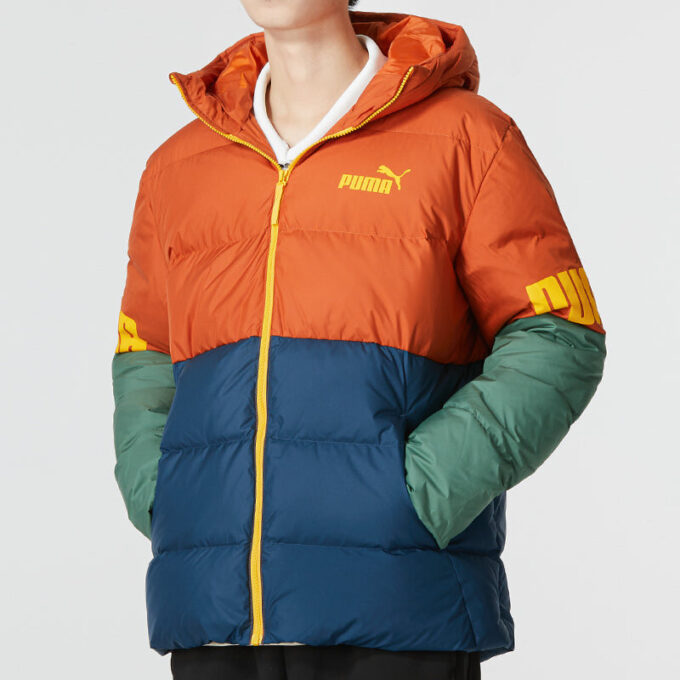 Chaqueta con capucha Power Down «Naranja»