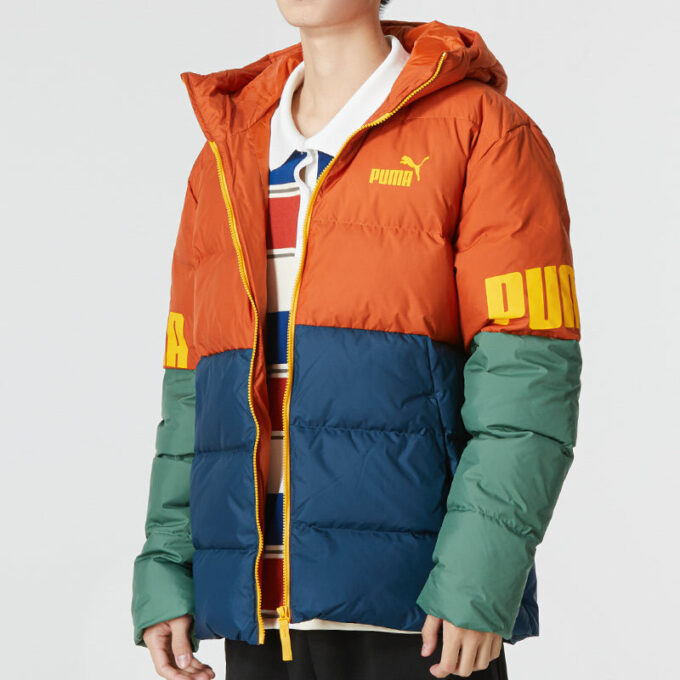 Chaqueta con capucha Power Down «Naranja»