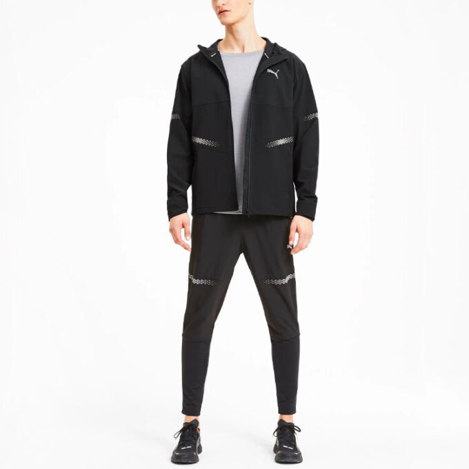 Chaqueta con capucha Runner ID «Negra»
