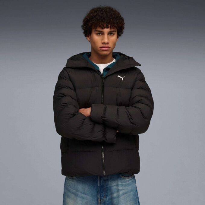 Chaqueta con capucha y aislamiento para hombre