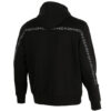 Chaqueta con capucha y cremallera completa Elevate «Negro y blanco»