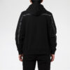 Chaqueta con capucha y cremallera completa Elevate «Negro y blanco»