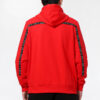 Chaqueta con capucha y cremallera completa Elevate «Rojo y negro»