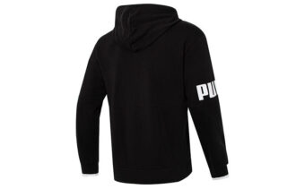 Chaqueta con capucha y cremallera completa Power «Negra»