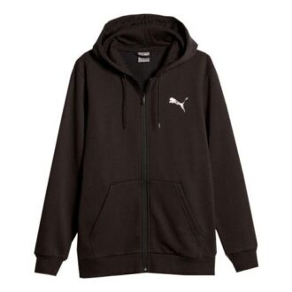 Chaqueta con capucha y cremallera «Negra»