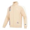 Chaqueta con cremallera y escudo del equipo «Beige»