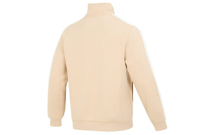 Chaqueta con cremallera y escudo del equipo «Beige»
