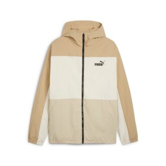 Chaqueta cortavientos con capucha «Beige»
