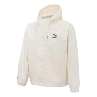 Chaqueta cortavientos con capucha «blanca»