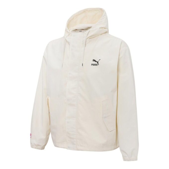 Chaqueta cortavientos con capucha «blanca»