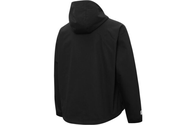 Chaqueta cortavientos con capucha «Negra»