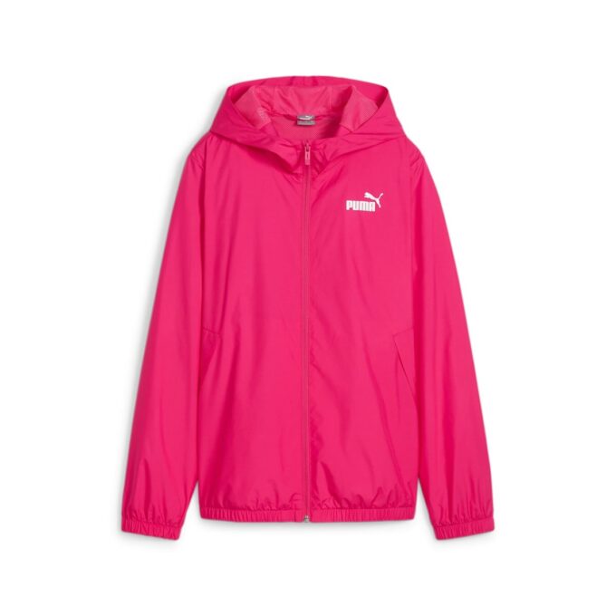 Chaqueta cortavientos Essentials Solid «Rosa intenso» (Mujeres)