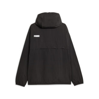 Chaqueta cortavientos extragrande con capucha «Negra»