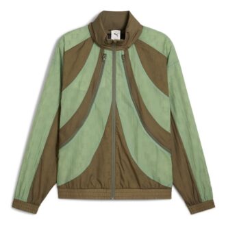 Chaqueta cortavientos holgada PUMA x KIDSUPER «Verde polvoriento»